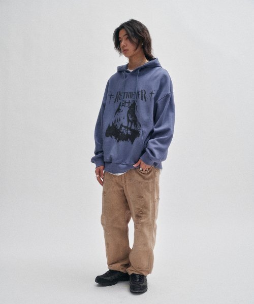 Retriever Club（レトリーバークラブ）の「WITH THE MOON HOODIE [BABY BLUE]（パーカー・レディース・その他・MEDIUM/LARGE/X-LARGE）」の4枚目の写真