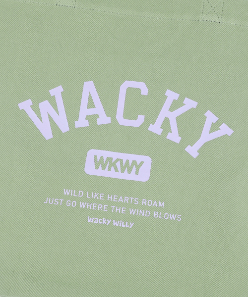 Wacky WiLLy（ワッキーウィリー）の「デイリーエコバッグ グリーン（エコバッグ/サブバッグ・レディース・その他・F）」の5枚目の写真