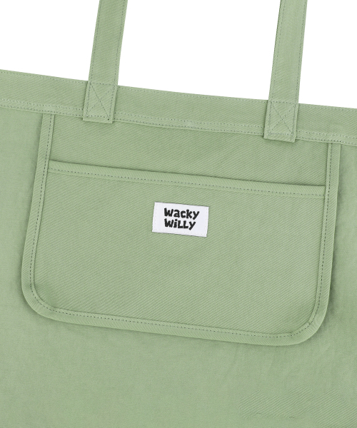 Wacky WiLLy（ワッキーウィリー）の「デイリーエコバッグ グリーン（エコバッグ/サブバッグ・レディース・その他・F）」の7枚目の写真