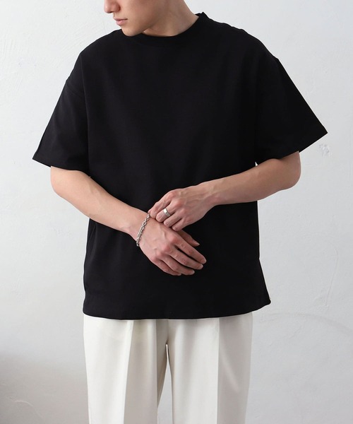 MYRTH（マイルス）の「【MYRTH】10オンスヘビーウエイトビッグTシャツ（Tシャツ/カットソー・メンズ・ブラック/ホワイト・L/M/XL）」の2枚目の写真