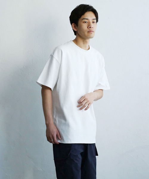 MYRTH（マイルス）の「【MYRTH】10オンスヘビーウエイトビッグTシャツ（Tシャツ/カットソー・メンズ・ブラック/ホワイト・L/M/XL）」の5枚目の写真