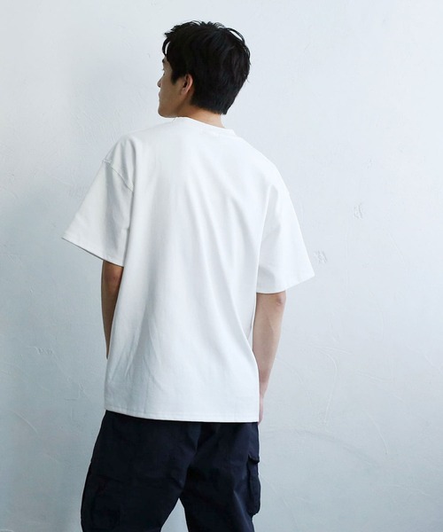 MYRTH（マイルス）の「【MYRTH】10オンスヘビーウエイトビッグTシャツ（Tシャツ/カットソー・メンズ・ブラック/ホワイト・L/M/XL）」の6枚目の写真