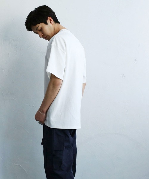 MYRTH（マイルス）の「【MYRTH】10オンスヘビーウエイトビッグTシャツ（Tシャツ/カットソー・メンズ・ブラック/ホワイト・L/M/XL）」の7枚目の写真