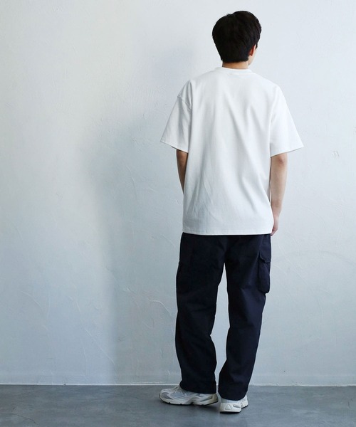 MYRTH（マイルス）の「【MYRTH】10オンスヘビーウエイトビッグTシャツ（Tシャツ/カットソー・メンズ・ブラック/ホワイト・L/M/XL）」の8枚目の写真