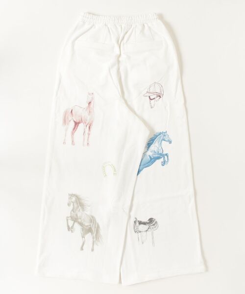 MAISON SPECIAL(メゾンスペシャル)の「Drawing Horse Sweatpants/ドローイングホーススウェットパンツ(スウェットパンツ・レディース・チャコールグレー/グレー/ホワイト・36/38)」の21枚目の写真