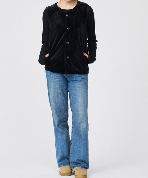 Rouge vif la cle(ルージュヴィフラクレ)の「【Keena/キーナ】ベルベットベスト/トップス/ベロア【WEB限定】(Tシャツ/カットソー・レディース・ブラック/グレー・フリー)」の5枚目の写真