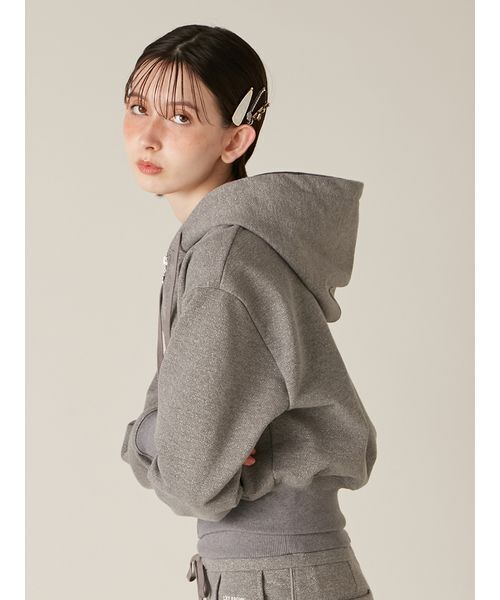 LILY BROWN（リリーブラウン）の「【LILY BROWN×MARY QUANT】スウェットパーカー（パーカー・レディース・アイボリー/グレー・F）」の11枚目の写真