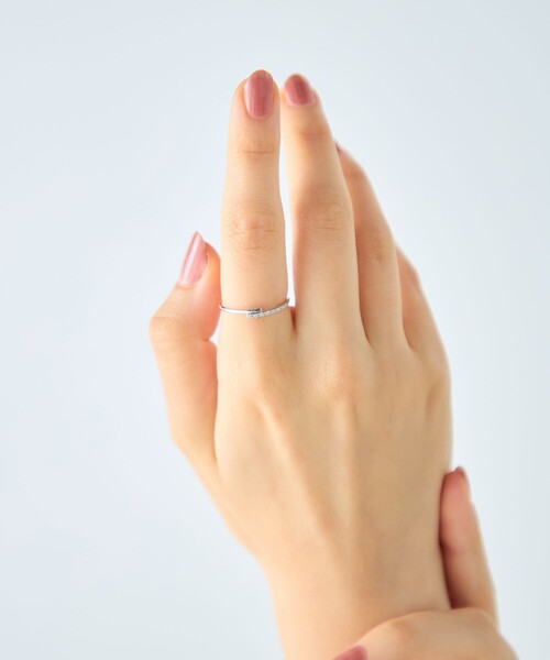 レイヤード] K10WG ダイヤモンド リング（リング）｜ete（エテ）の