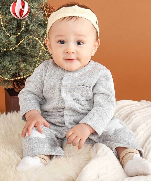 セール】くるりん天使の翼刺しゅうつきカバーオールベビー(60~80cm