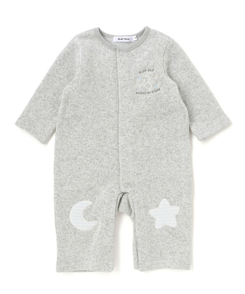 SLAP SLIP BABY(スラップスリップベビー)の「くるりん天使の翼刺しゅうつきカバーオールベビー(60~80cm)(ロンパース・キッズ・ピンク/オフホワイト・70cm/60cm/80cm)」の7枚目の写真