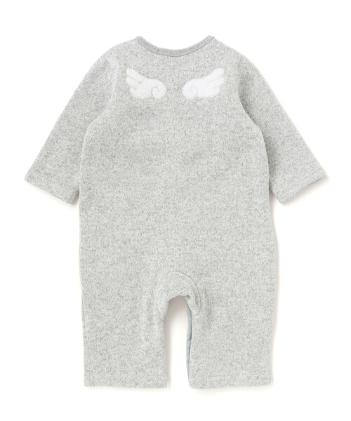 SLAP SLIP BABY(スラップスリップベビー)の「くるりん天使の翼刺しゅうつきカバーオールベビー(60~80cm)(ロンパース・キッズ・ピンク/オフホワイト・70cm/60cm/80cm)」の8枚目の写真