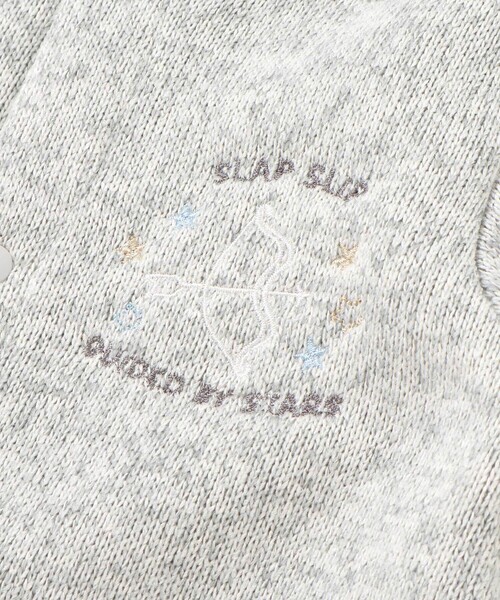 SLAP SLIP BABY(スラップスリップベビー)の「くるりん天使の翼刺しゅうつきカバーオールベビー(60~80cm)(ロンパース・キッズ・ピンク/オフホワイト・70cm/60cm/80cm)」の10枚目の写真