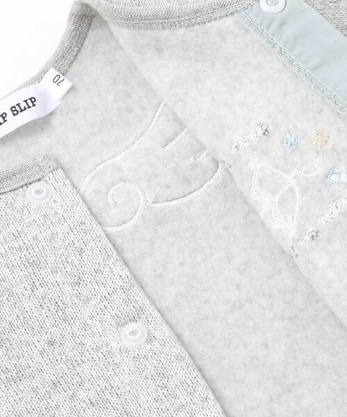 SLAP SLIP BABY(スラップスリップベビー)の「くるりん天使の翼刺しゅうつきカバーオールベビー(60~80cm)(ロンパース・キッズ・ピンク/オフホワイト・70cm/60cm/80cm)」の17枚目の写真