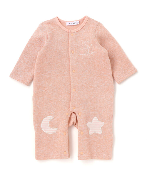 SLAP SLIP BABY(スラップスリップベビー)の「くるりん天使の翼刺しゅうつきカバーオールベビー(60~80cm)(ロンパース・キッズ・ピンク/オフホワイト・70cm/60cm/80cm)」の19枚目の写真