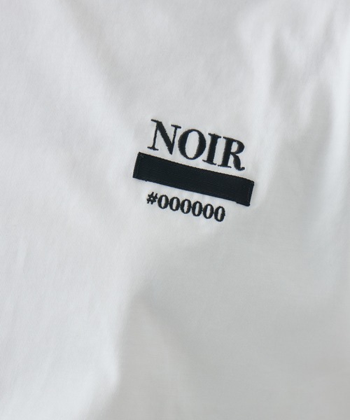 kuros'(クロス)の「【kuros'オリジナル】NOIR LOGO TEE ユニセックス 綿100%(Tシャツ/カットソー・メンズ・ブラック/ホワイト・MEDIUM/LARGE)」の14枚目の写真