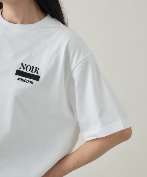 kuros'(クロス)の「【kuros'オリジナル】NOIR LOGO TEE ユニセックス 綿100%(Tシャツ/カットソー・メンズ・ブラック/ホワイト・MEDIUM/LARGE)」の15枚目の写真