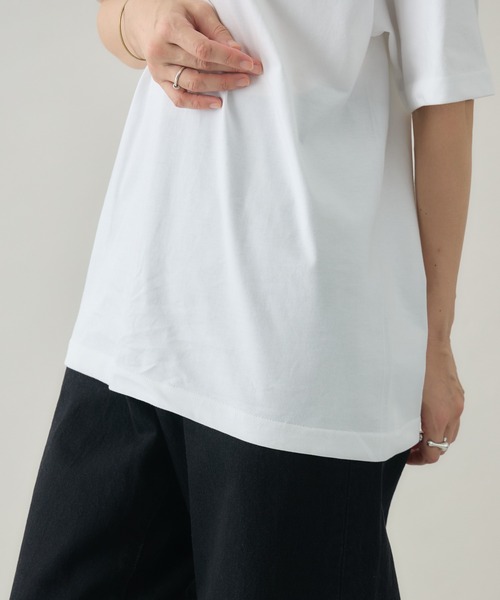 kuros'(クロス)の「【kuros'オリジナル】NOIR LOGO TEE ユニセックス 綿100%(Tシャツ/カットソー・メンズ・ブラック/ホワイト・MEDIUM/LARGE)」の16枚目の写真