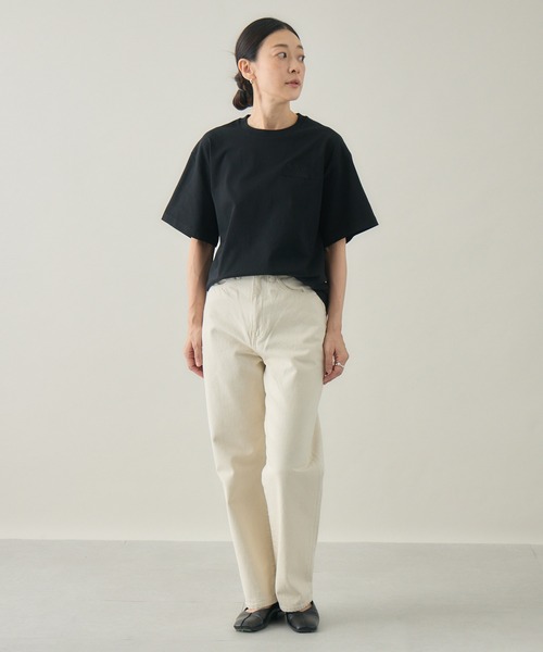 kuros'(クロス)の「【kuros'オリジナル】NOIR LOGO TEE ユニセックス 綿100%(Tシャツ/カットソー・メンズ・ブラック/ホワイト・MEDIUM/LARGE)」の18枚目の写真
