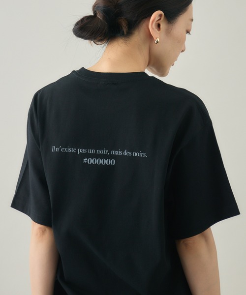 kuros'(クロス)の「【kuros'オリジナル】NOIR LOGO TEE ユニセックス 綿100%(Tシャツ/カットソー・メンズ・ブラック/ホワイト・MEDIUM/LARGE)」の22枚目の写真