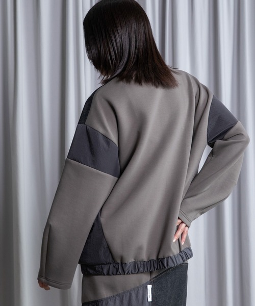 MARECHAL TERRE（マルシャルテル）の「ドッキングプルオーバー（Tシャツ/カットソー・レディース・ブラック/アイボリー/グレー系/ネイビー・MEDIUM）」の17枚目の写真