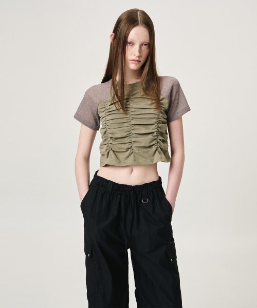 ETMON（エトモン）の「Eyelet Pocket 2-Way Cargo Pants, Black（その他パンツ・レディース・その他・FREE）」の4枚目の写真