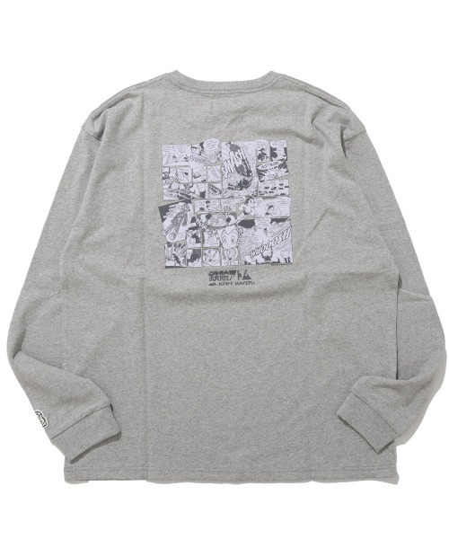 KRIFF MAYER(クリフメイヤー)の「【綿100%】手塚治虫キャラクターコラボロンT(アトム)(Tシャツ/カットソー・メンズ・チャコール/グリーン/グレー/オフホワイト・LARGE/MEDIUM/X-LARGE)」の2枚目の写真