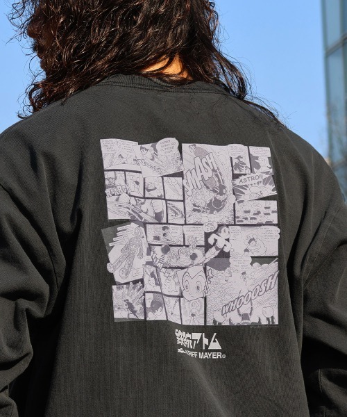 KRIFF MAYER(クリフメイヤー)の「【綿100%】手塚治虫キャラクターコラボロンT(アトム)(Tシャツ/カットソー・メンズ・チャコール/グリーン/グレー/オフホワイト・LARGE/MEDIUM/X-LARGE)」の10枚目の写真