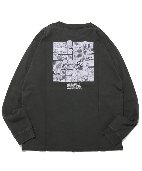 KRIFF MAYER(クリフメイヤー)の「【綿100%】手塚治虫キャラクターコラボロンT(アトム)(Tシャツ/カットソー・メンズ・チャコール/グリーン/グレー/オフホワイト・LARGE/MEDIUM/X-LARGE)」の14枚目の写真