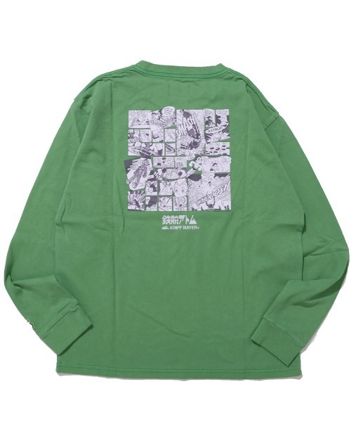 KRIFF MAYER(クリフメイヤー)の「【綿100%】手塚治虫キャラクターコラボロンT(アトム)(Tシャツ/カットソー・メンズ・チャコール/グリーン/グレー/オフホワイト・LARGE/MEDIUM/X-LARGE)」の16枚目の写真