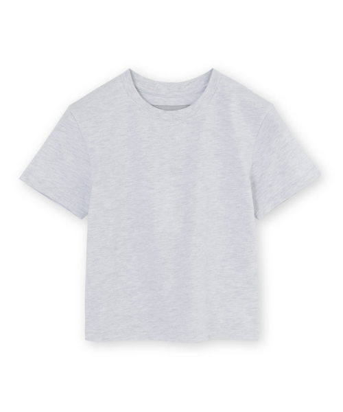 BROWNYARD(ブラウンヤード)の「W ベイビーTシャツ, ライトグレー(Tシャツ/カットソー・レディース・その他・1/2)」の1枚目の写真