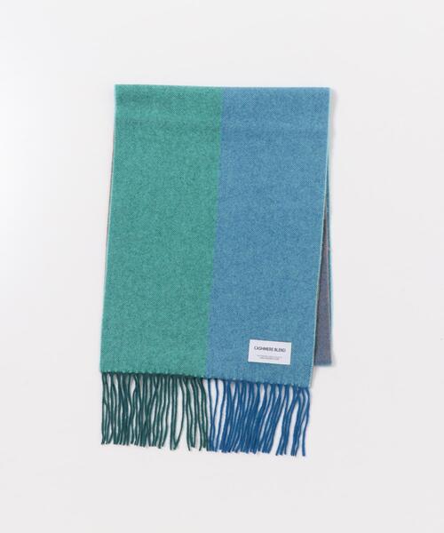 URBAN RESEARCH DOORS（アーバンリサーチドアーズ）の「カシミヤブレンドパネルマフラー（マフラー・メンズ・チャコールグレー/ブルー/オレンジ/ブラウン・-）」の11枚目の写真