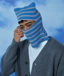 RECLOW（リクロー）の「RC STRIPE CAT バラクラバ ターコイズ（ニットキャップ/ビーニー）」