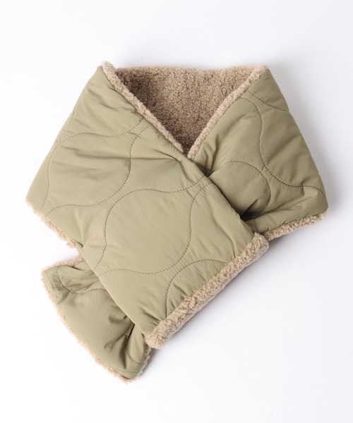 GLOBAL WORK(グローバルワーク)の「キルティングリバーシブルマフラー/611481(マフラー・メンズ・ブラック/グリーン・FREE)」の18枚目の写真