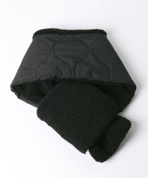 GLOBAL WORK(グローバルワーク)の「キルティングリバーシブルマフラー/611481(マフラー・メンズ・ブラック/グリーン・FREE)」の15枚目の写真