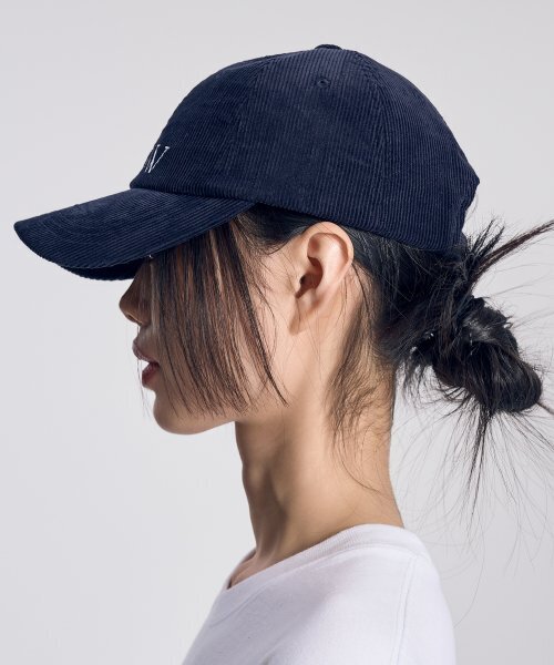 セール】スロウコーデュロイボールキャップ_ネイビー（キャップ