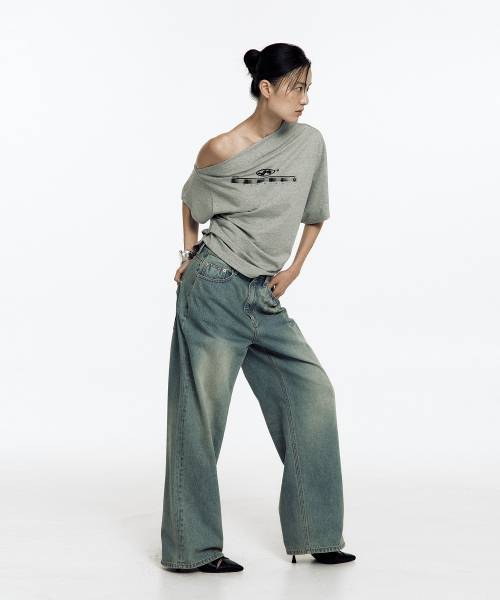 KASHIKO(カシコ)の「Zen One Shoulder Top Gray(Tシャツ/カットソー・レディース・その他・SMALL/MEDIUM)」の7枚目の写真
