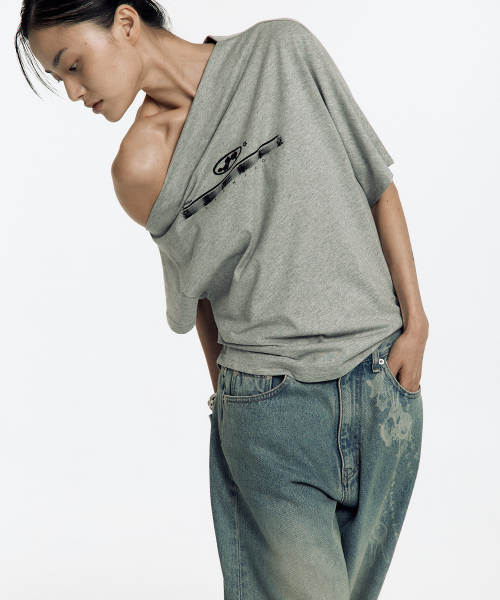 KASHIKO(カシコ)の「Zen One Shoulder Top Gray(Tシャツ/カットソー・レディース・その他・SMALL/MEDIUM)」の15枚目の写真