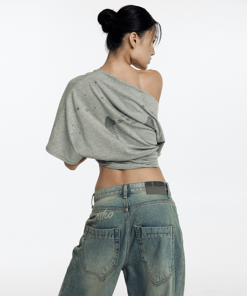 KASHIKO(カシコ)の「Zen One Shoulder Top Gray(Tシャツ/カットソー・レディース・その他・SMALL/MEDIUM)」の18枚目の写真