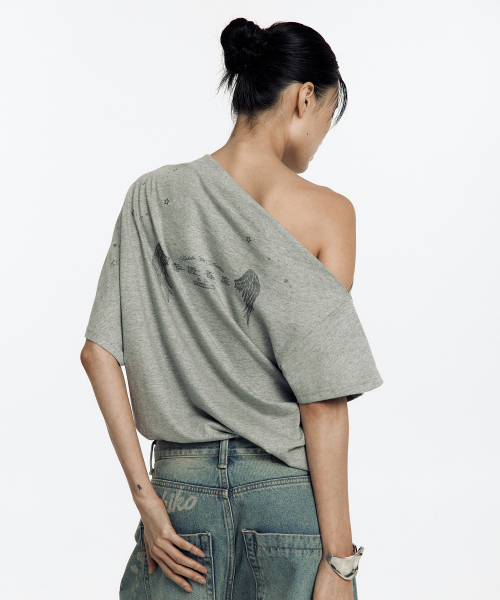 KASHIKO(カシコ)の「Zen One Shoulder Top Gray(Tシャツ/カットソー・レディース・その他・SMALL/MEDIUM)」の19枚目の写真