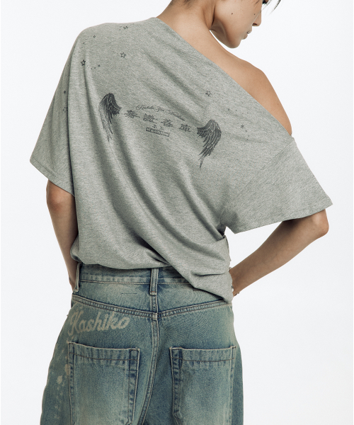 KASHIKO(カシコ)の「Zen One Shoulder Top Gray(Tシャツ/カットソー・レディース・その他・SMALL/MEDIUM)」の20枚目の写真