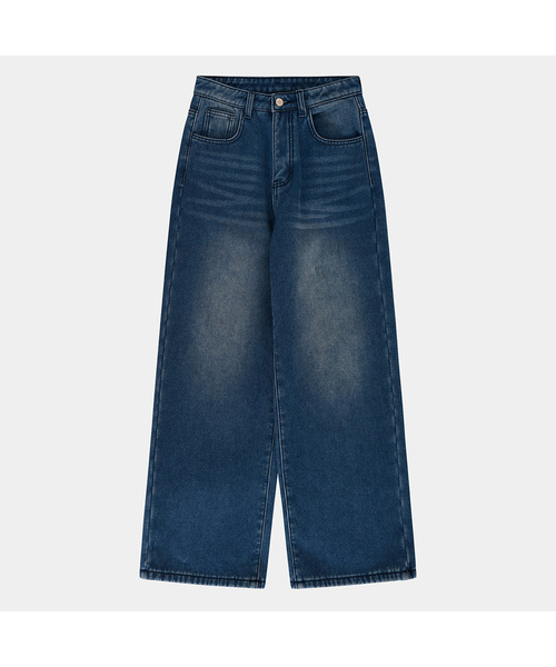 PIGMENT(ピグメント)の「マルチヒットデニムパンツ (XJDP250998)(デニムパンツ・レディース・ダークブルー/ダークブラック/ブルー・SMALL/MEDIUM/LARGE)」の1枚目の写真