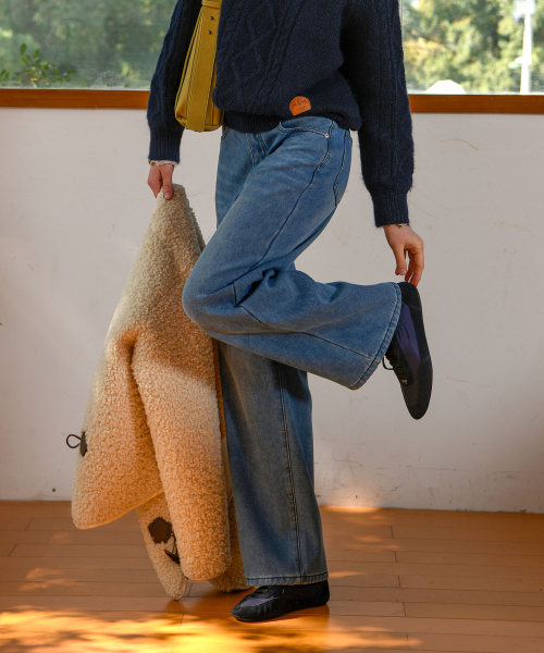 PIGMENT(ピグメント)の「マルチヒットデニムパンツ (XJDP250998)(デニムパンツ・レディース・ダークブルー/ダークブラック/ブルー・SMALL/MEDIUM/LARGE)」の5枚目の写真