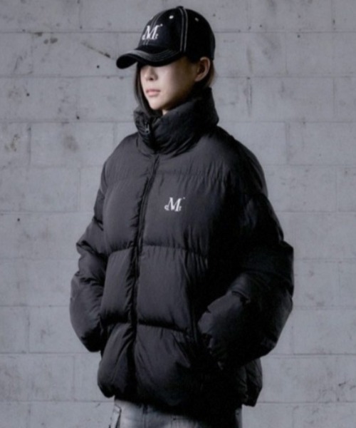 MUCENT Hep High Neck ダウンジャケット ブラック A'GEM/9 × .kom 『MUCENT/ムセント』CHEB HIGH NECK SIGNATURE WELLON