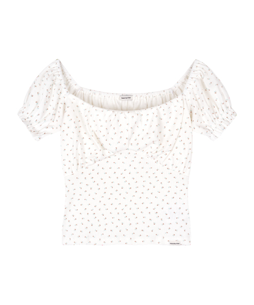 NAKED SURF CLUB(ネイキッドサーフクラブ)の「フラワーオフショルダーTシャツ (ベージュ)(Tシャツ/カットソー・レディース・その他・FREE)」の20枚目の写真