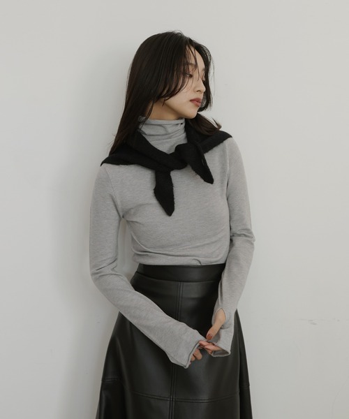 トライアングルニットスカーフ（ストール/ショール）｜hellam（へラム