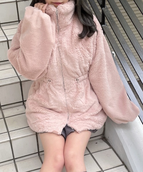 セール】ウエスト絞りファージャケット（その他アウター）｜abc une