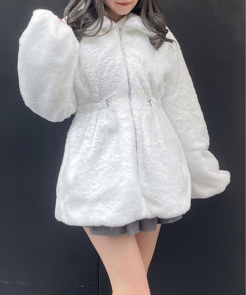 セール】ウエスト絞りファージャケット（その他アウター）｜abc une