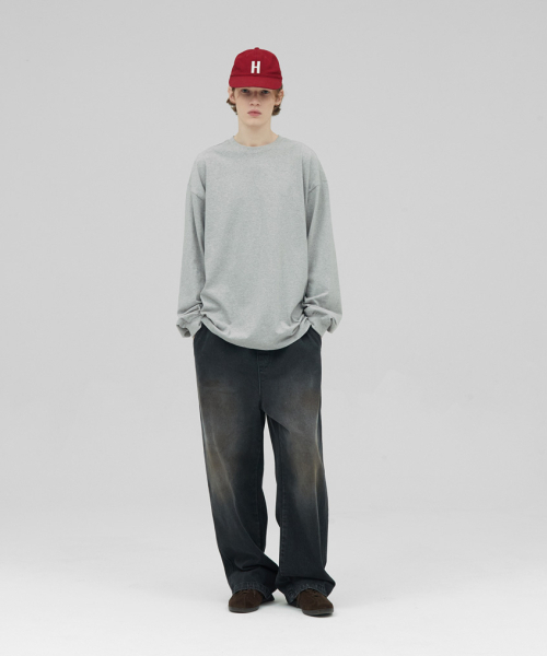 STENDS（ステンズ）の「[M~4XL] ウォッシングデニムバンディングパンツ_ブラック（デニムパンツ・レディース・その他・MEDIUM/X-LARGE/LARGE/XX-LARGE/XXX-LARGE/XXXX-LARGE）」の8枚目の写真