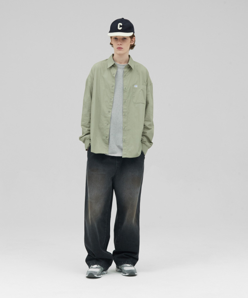 STENDS（ステンズ）の「[M~4XL] ウォッシングデニムバンディングパンツ_ブラック（デニムパンツ・レディース・その他・MEDIUM/X-LARGE/LARGE/XX-LARGE/XXX-LARGE/XXXX-LARGE）」の9枚目の写真
