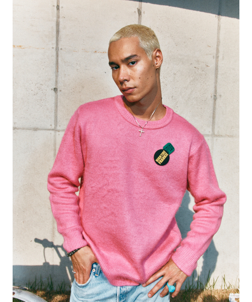HIGHTIDEFRANKIE(ハイタイドフランキー)の「Frankie 3 Pins Round Knit Pink(ニット/セーター・メンズ・PINK・FREE)」の5枚目の写真